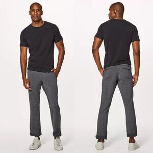 Men’s Lululemon Heathered Black Discipline Pants Size Small 26765